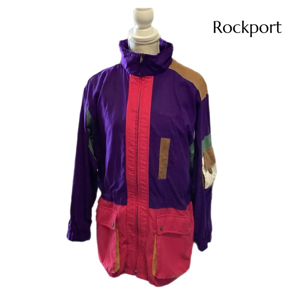 ROCKPORT WINDBREAKER Hoodie M Removable Liner Warm Water Resistant